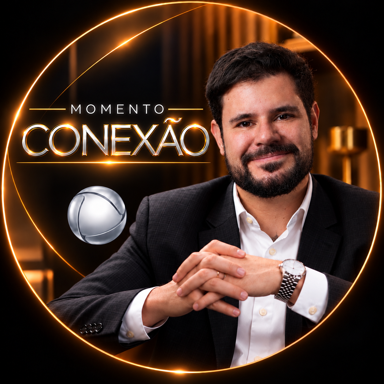 Miller Augusto, apresentador do Momento Conexão na Record